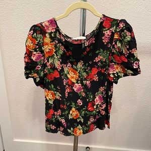 SOLD NWOT Floral blouse